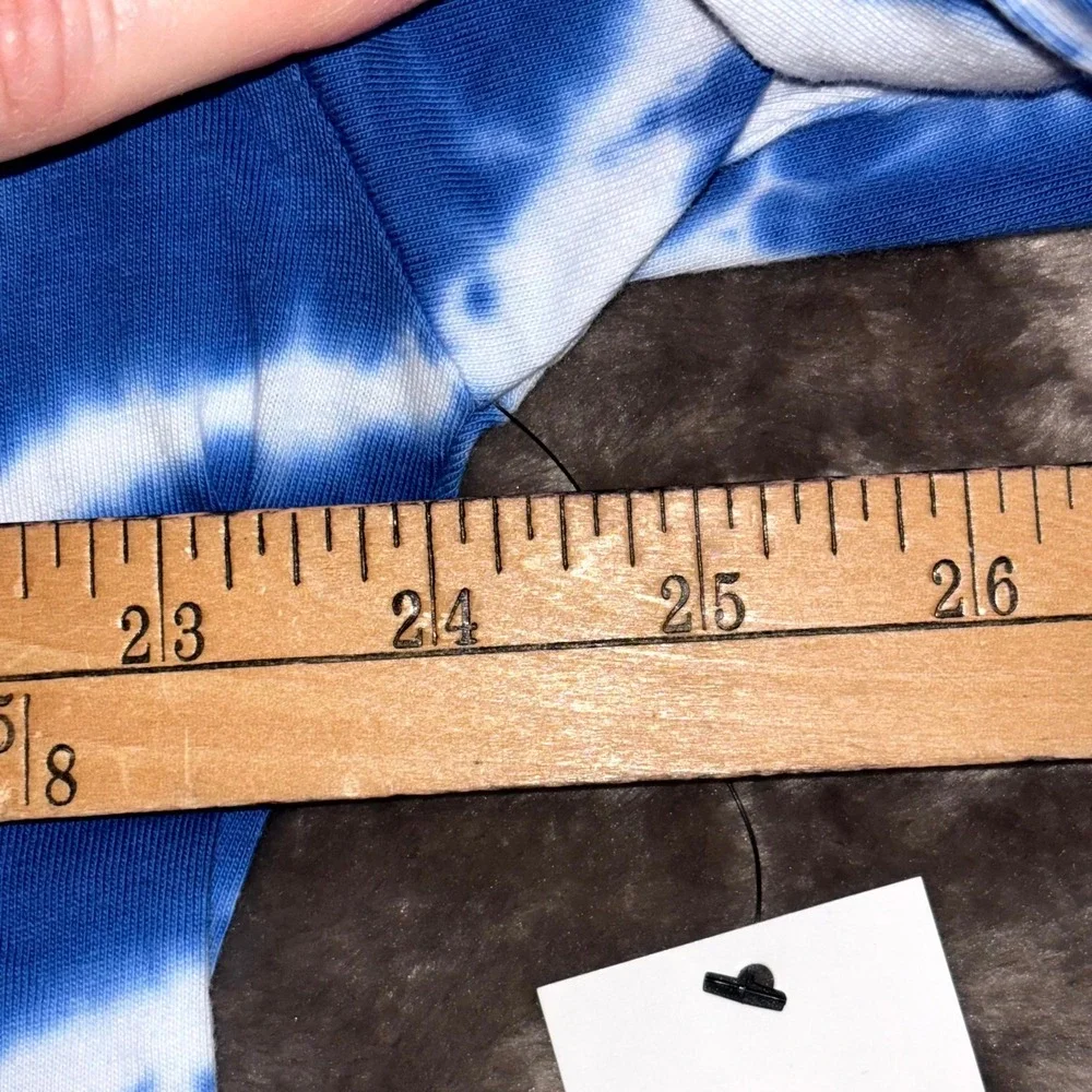 St Louis‎ Blues Sweatshirt Womens Large Tie Dye Cotton Wear By Erin Andrews NHL